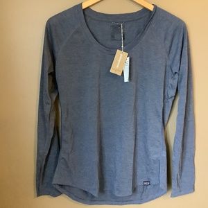 Patagonia Capilene Cool Long sleeve shirt Medium blue